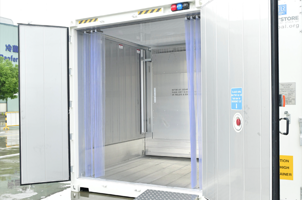 Inside POLAR°STORE™ Container With Lights